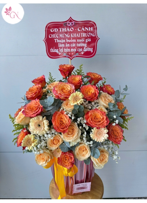 Giỏ Hoa Hồng Đẹp MS4