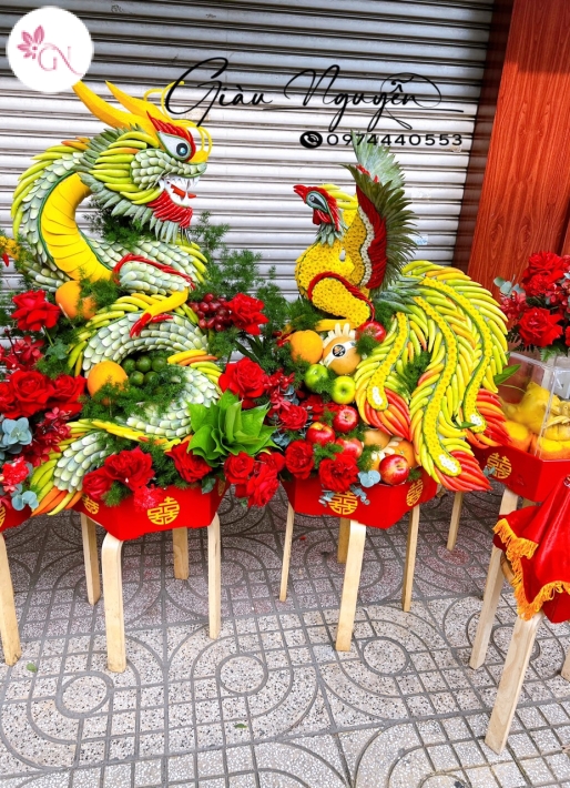 MÂM QUẢ CƯỚI HỎI CỔNG XANH BÌNH DƯƠNGM MS9