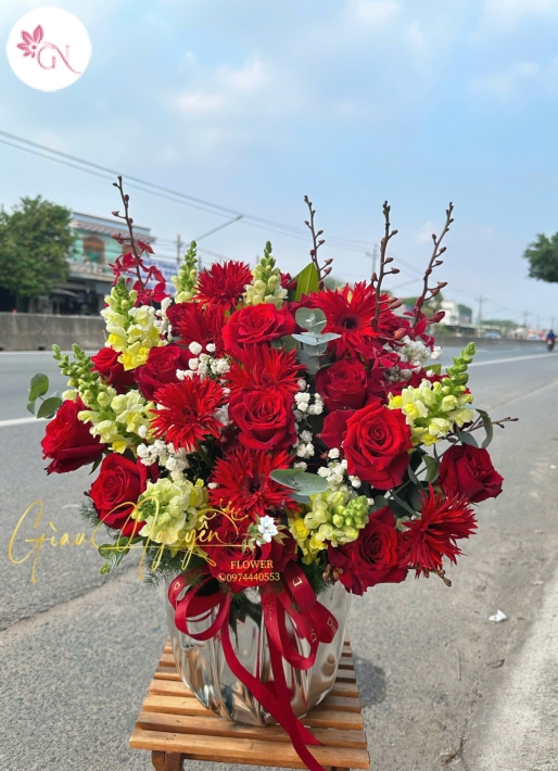 Giỏ Hoa Hồng Đẹp MS28