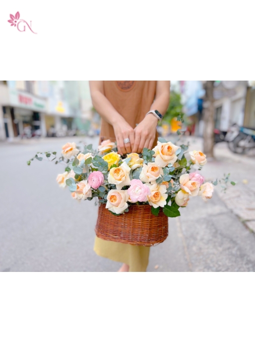 GIỎ HOA TƯƠI MS1