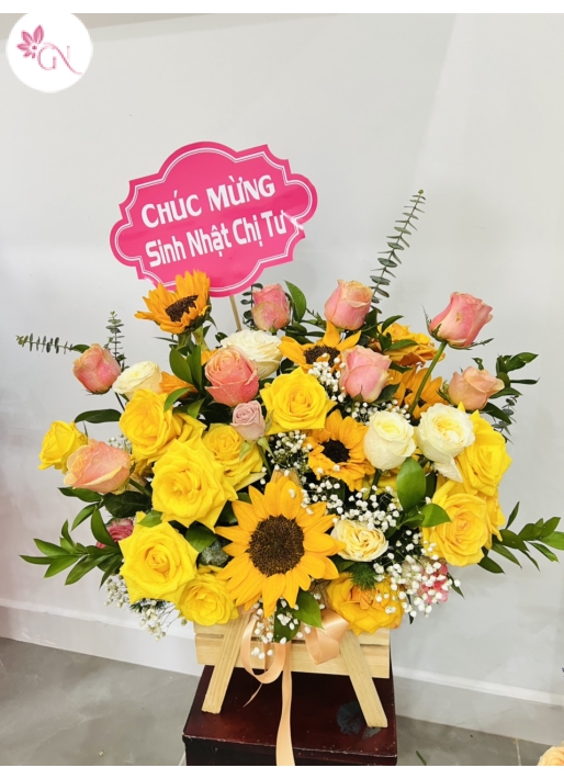 HOA MỪNG SINH NHẬT MS10