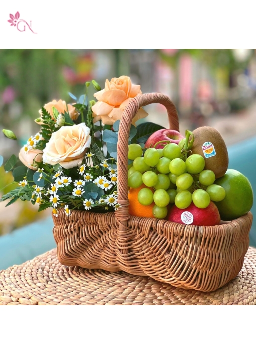 GIỎ QUÀ TRÁI CÂY VÀ HOA TƯƠI 