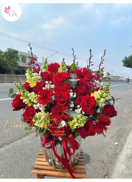 Giỏ Hoa Hồng Đẹp MS28