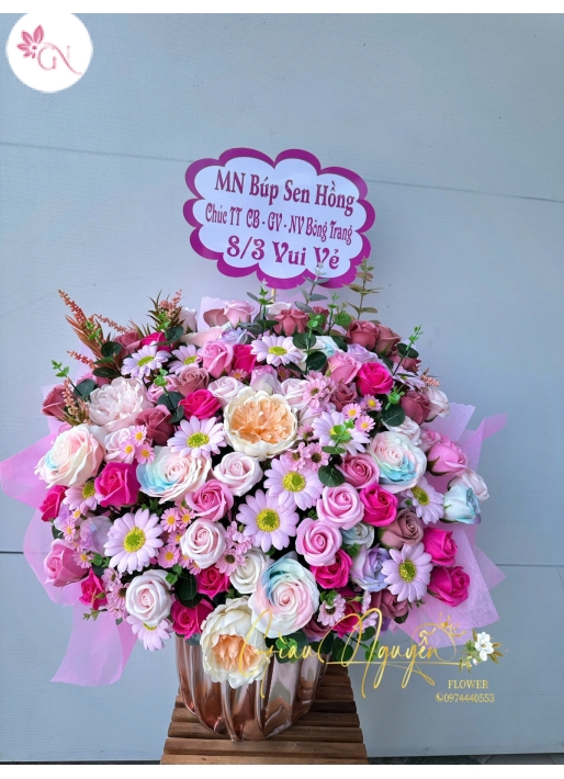 Giỏ Hoa Hồng Đẹp MS22